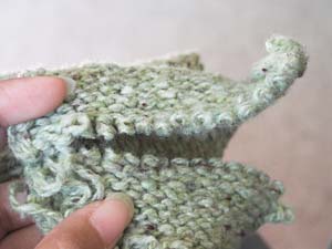 Unravelling shoulder bind-off