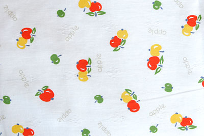 Apples fabric